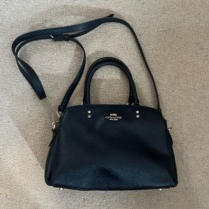 Coach Black Leather Handbag
